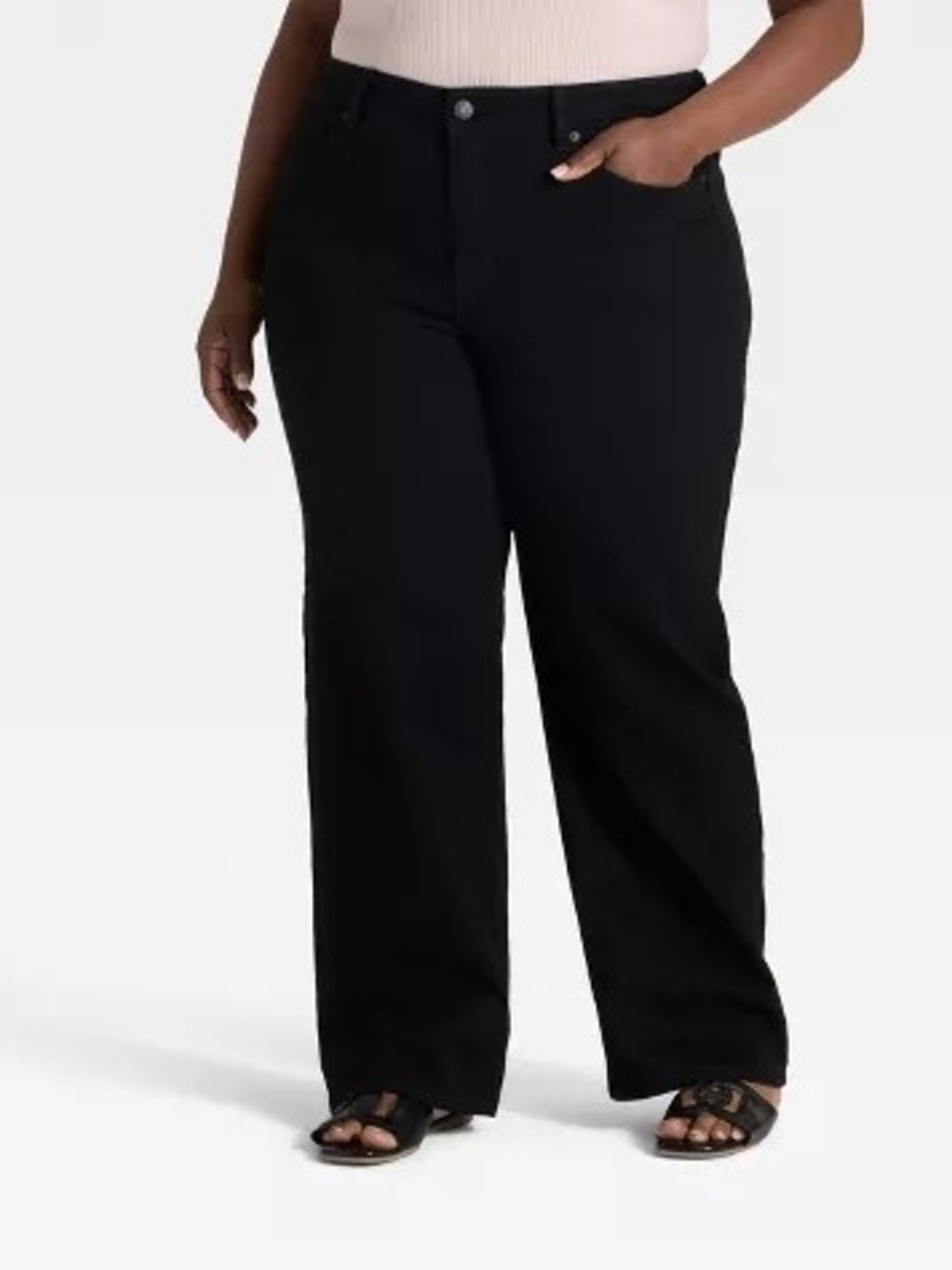 Black Wide-Leg Pants